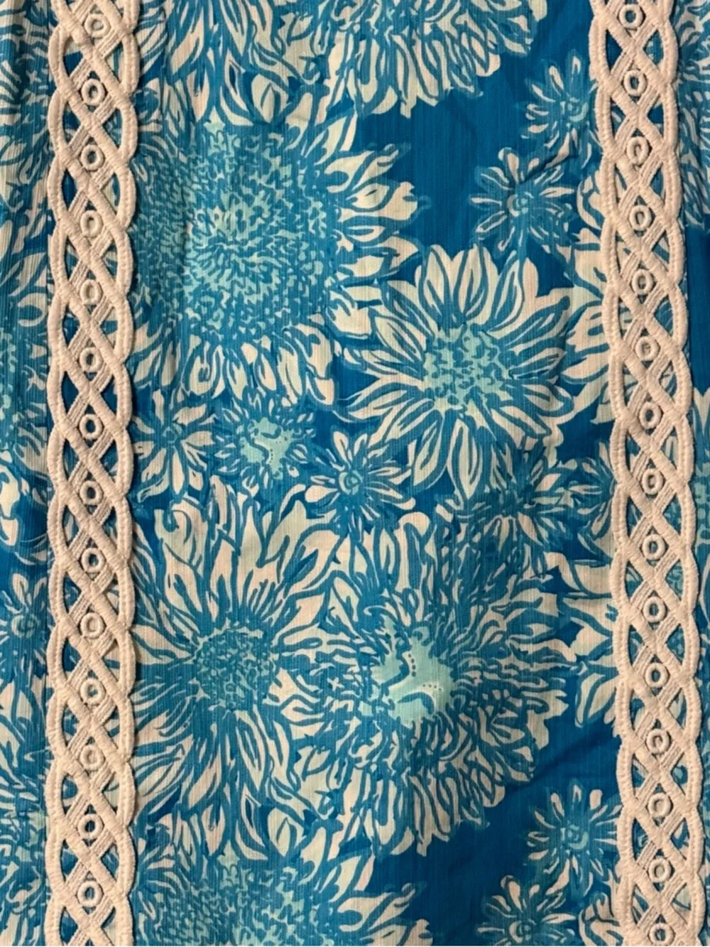 Lilly Pulitzer Women's Mirabelle Shift Dress Lined Ariel Blue floral Size 10 - Picture 3 of 9